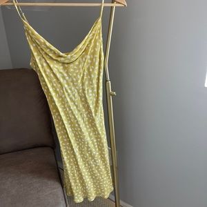 Cowl neck mini dress